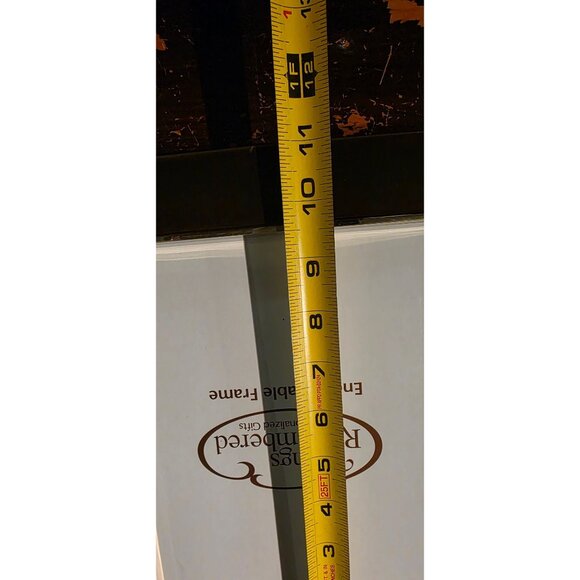 Things Remembered Engraveable Gold-Tone Picture Frame 7" X 9" Rectangular Design - Picture 8 of 9